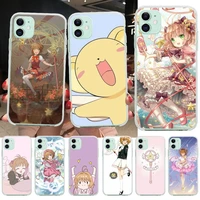 penghuwan magic girl sakura customer high quality phone case for iphone 11 pro xs max 8 7 6 6s plus x 5s se xr cover