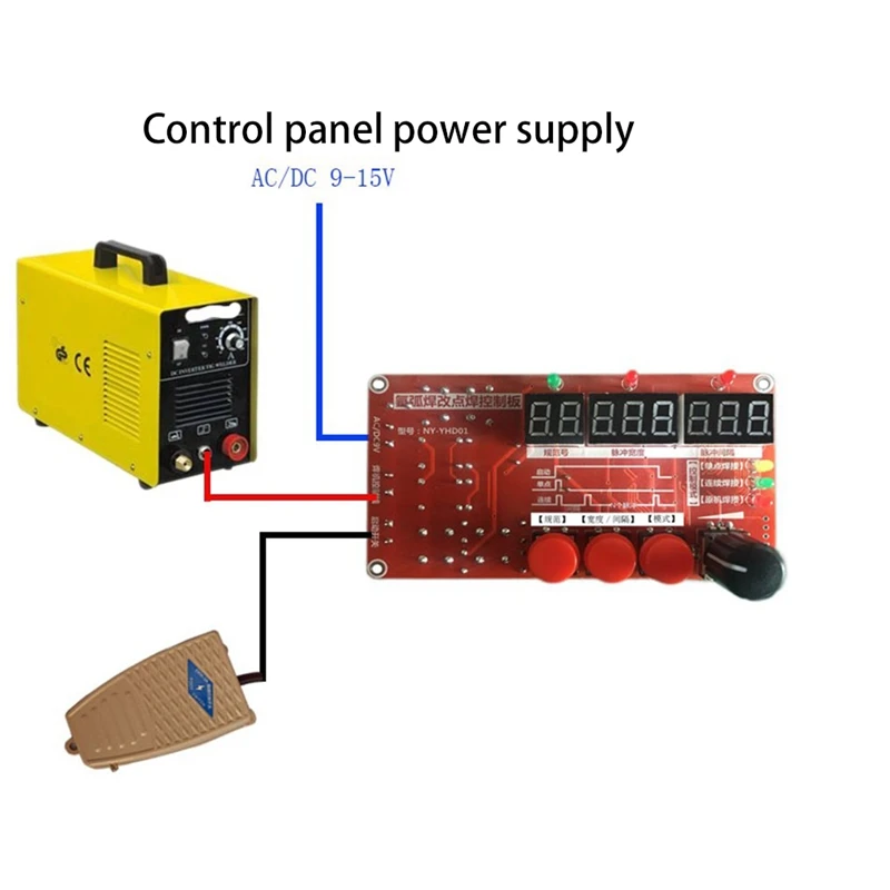 Argon Arc Welding Spot Cold Plate Modified Imitation Control Pulse Time Controller | Инструменты