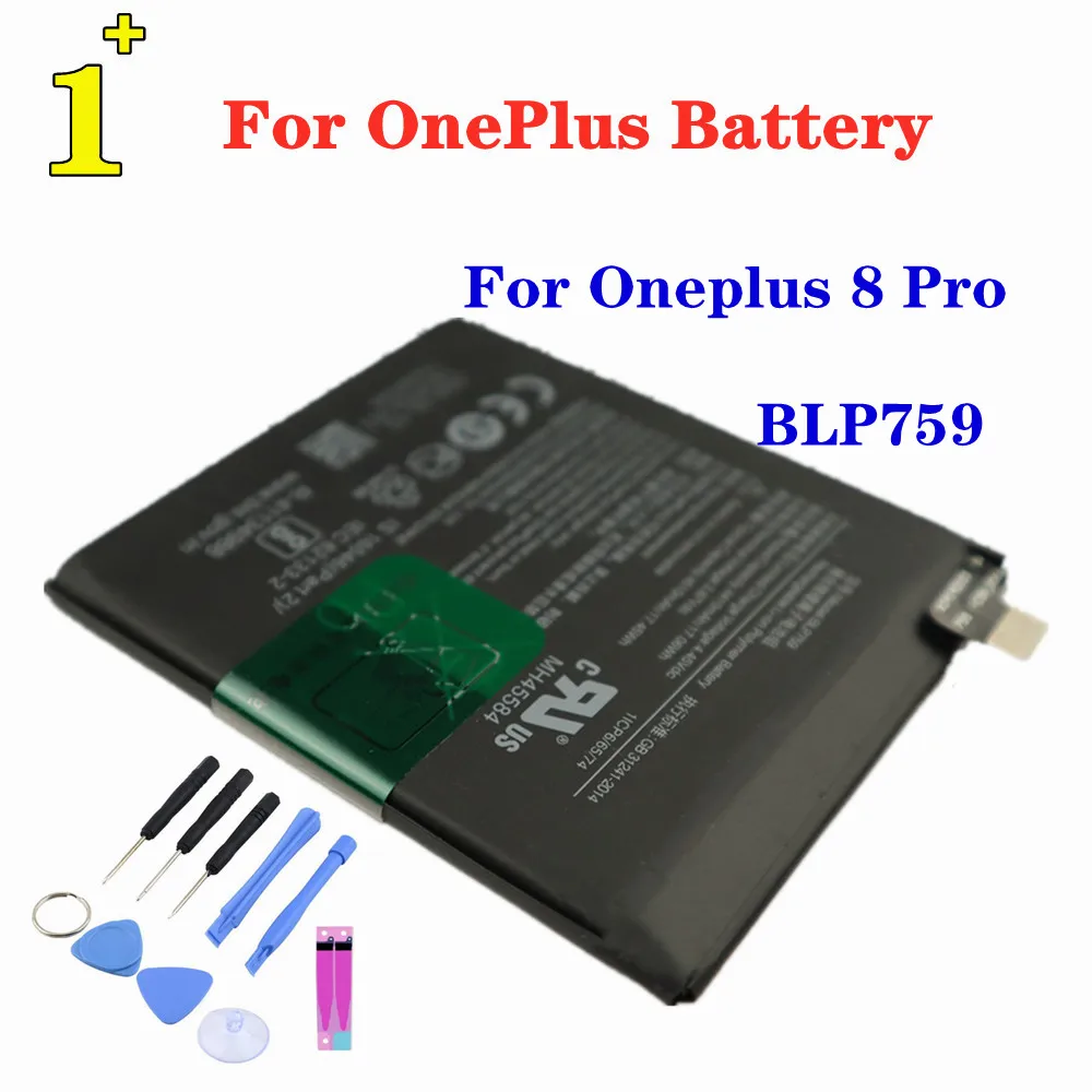 

Оригинальный аккумулятор zqtmax для Oneplus 8 / 8 Pro One Plus 8 8pro BLP759 BLP761 мобильный телефон высококачественные сменные батареи + инструмент