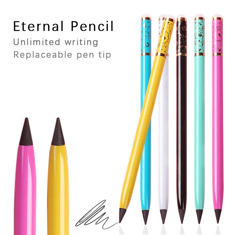 

No Ink Eternal Pen Cute Detachable New Pencil HB Erasable Pencil Student Writing Pen Art Pen Kids Painting Pen Mechanical Pencil