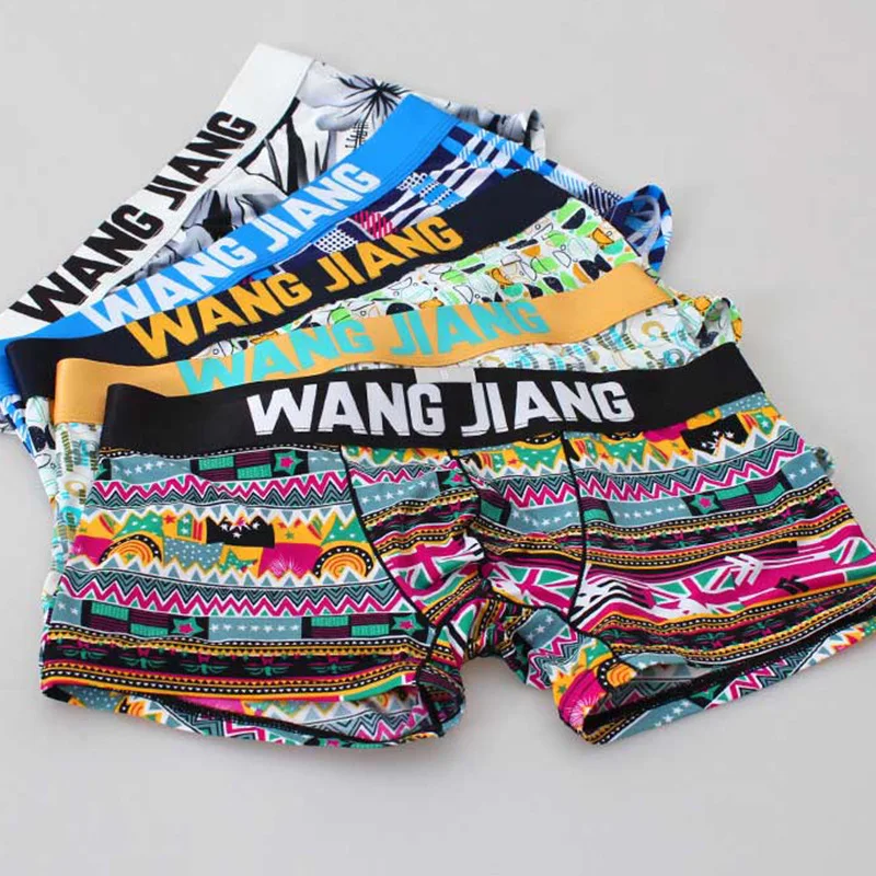 

Men'S Underwear Summer Low-Rise Viscose Thin Breathable Boxers Fashion Underwear