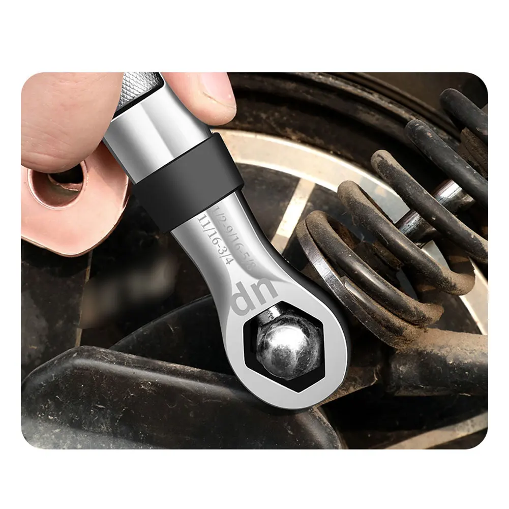 

Universal Wrench 23 In 1 Wrench Set Ratchets Adjustable Spanner 7-19mm CR-V Key Flexible Multitools Hand Tool For Car Repair