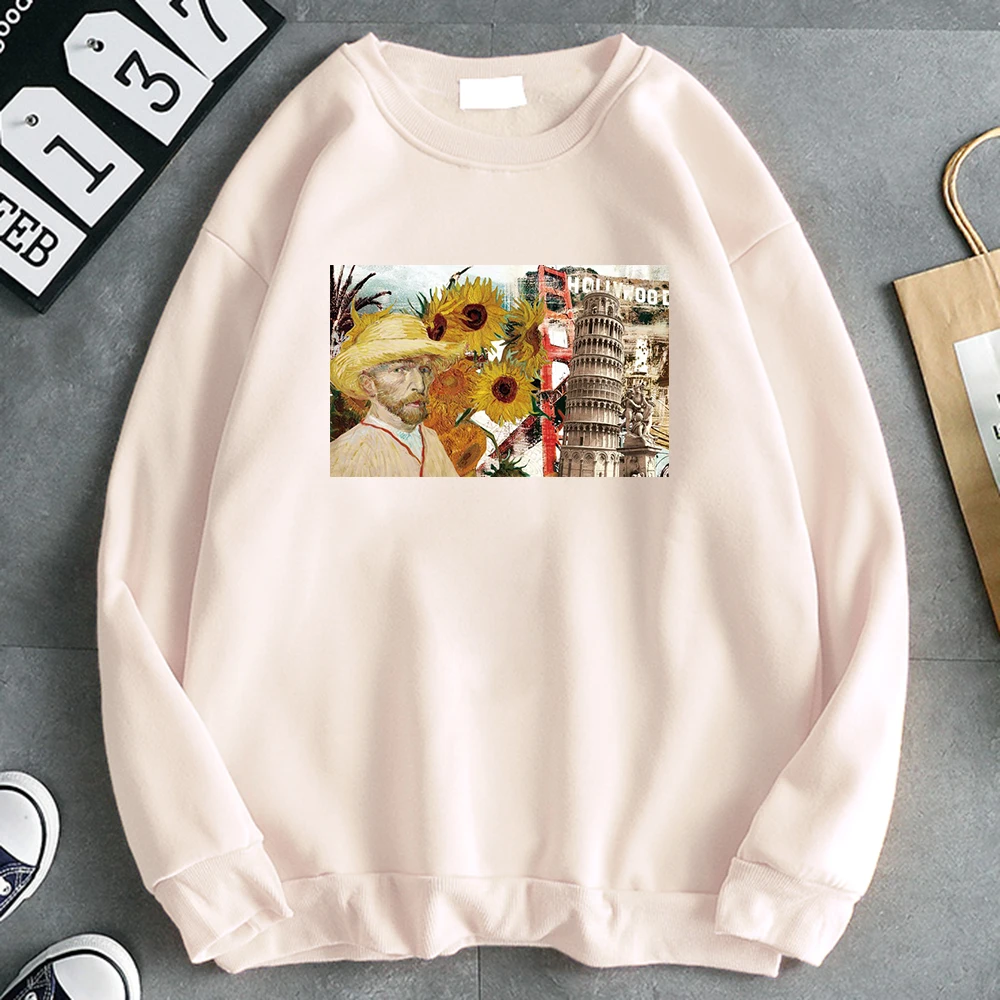 

Худи мужское в стиле ретро с принтом подсолнуха