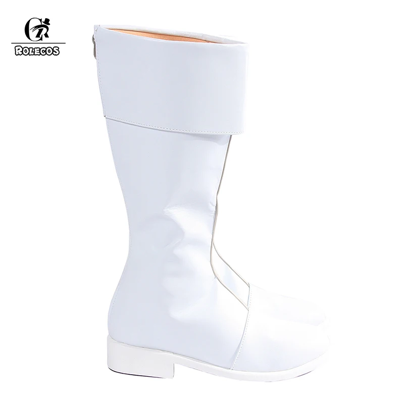 ROLECOS аниме MHA Косплэй белые туфли Todoroki шото для Для мужчин из искусственной кожи