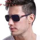 Солнцезащитные очки Psacss мужские с квадратной оправой, поляризационные высококлассные солнечные аксессуары для вождения и рыбалки, UV400