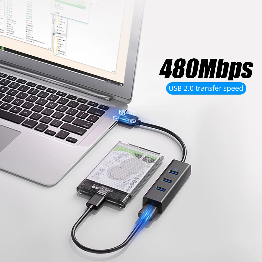 ankndo 4 портовый usb хаб 20 30 мульти usb спл