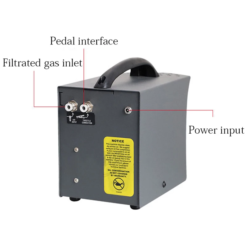 Пневматическое гавировальное устройство двухсторонний ударный гравировальный