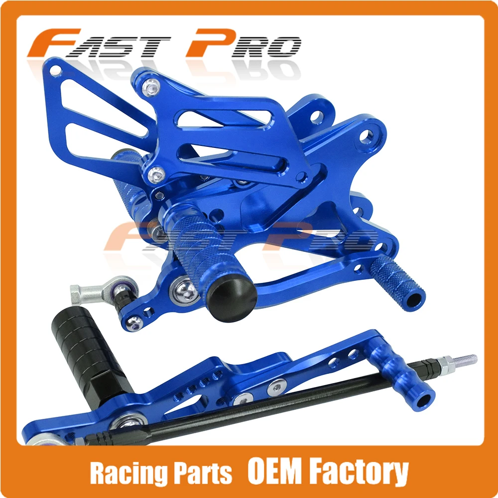 CNC мотоциклетные Регулируемые заготовки подножки педали для YAMAHA YZFR1 YZF-R1 2009 2010 2011