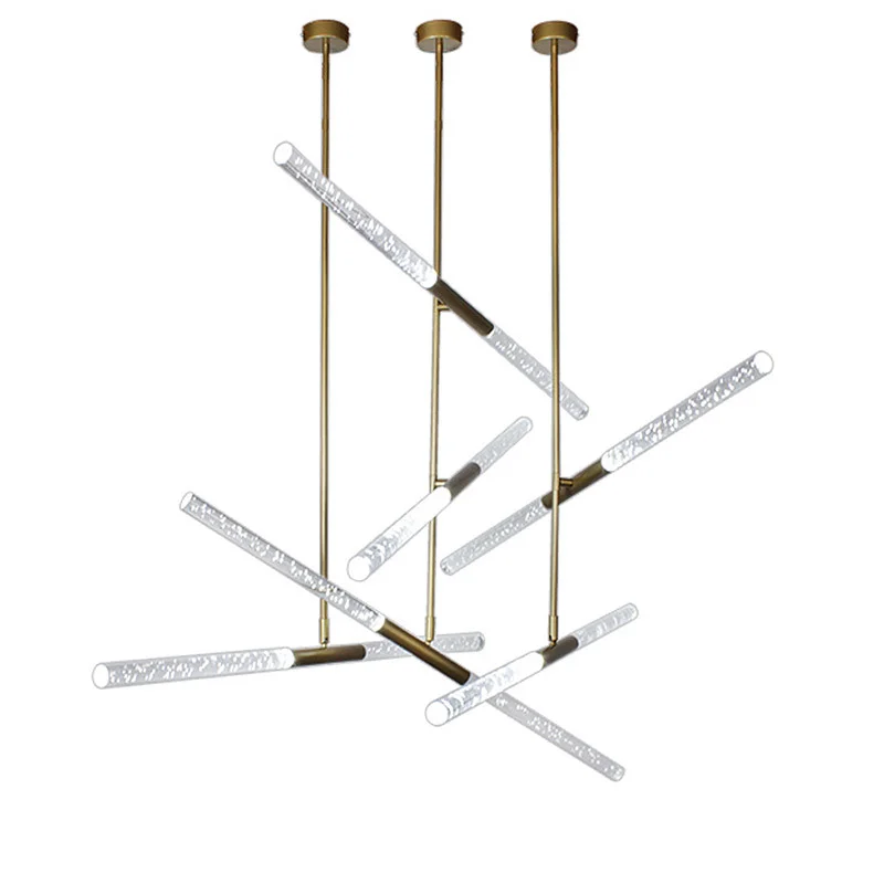 

Creative Gold Crystal Libra Pendant Light 220V LED hanging lamp for Hotel Restaurant Office