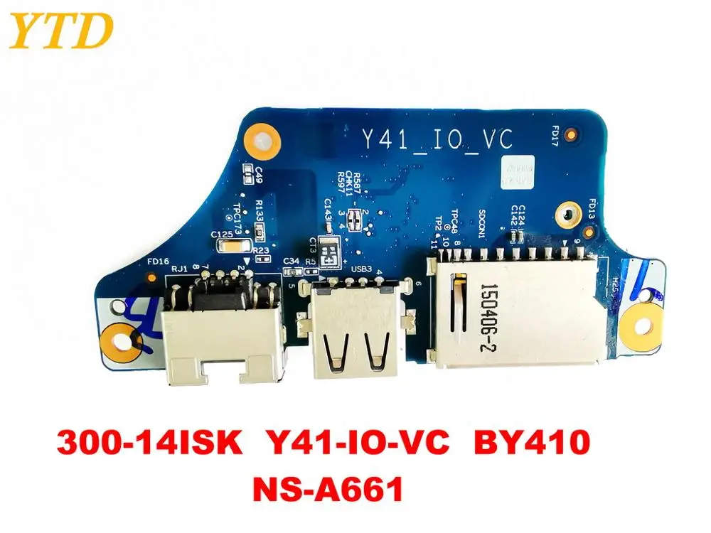 Оригинальный Для Lenovo 300 14ISK Плата USB Y41 IO VC BY410 NS A661 испытанное хорошее Бесплатная