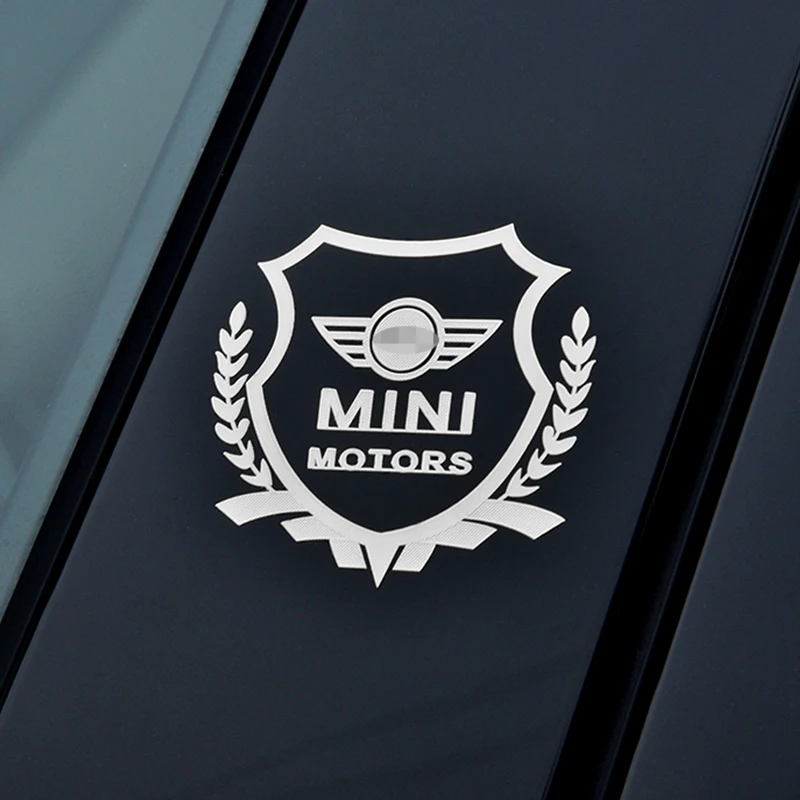 Металлическая наклейка эмблема значок для BMW MINI Cooper S One универсальная на кузов VIP