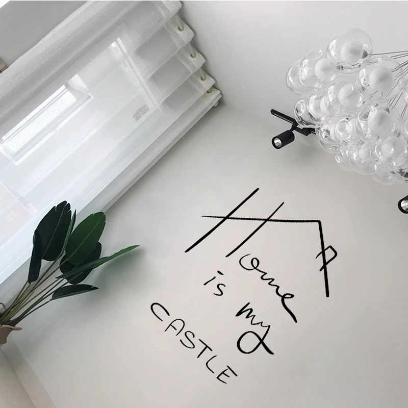 Домашний минималистичный эстетика художественной жизни ins ветровые наклейки