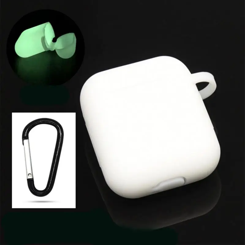 Мягкий силиконовый чехол для беспроводных наушников Apple Airpods защита от царапин
