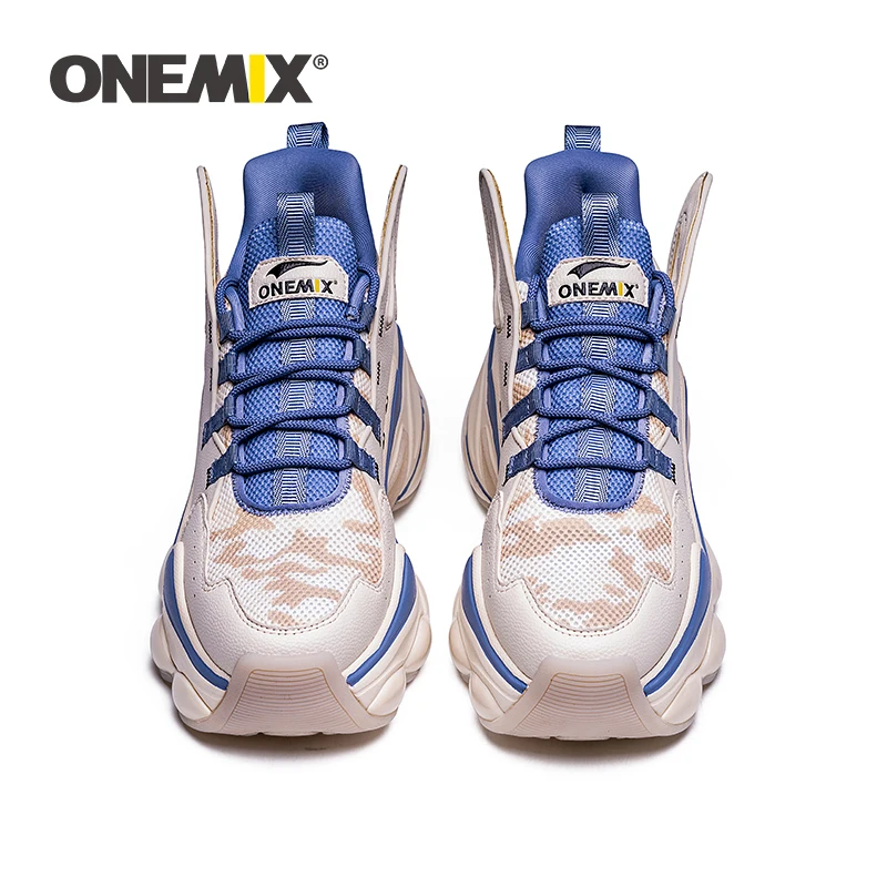 Кроссовки ONEMIX на толстой подошве для мужчин и женщин повседневная обувь со