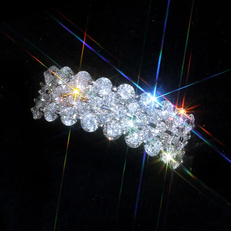 Huitan роскошное Женское Обручальное кольцо 4 ряда Цирконий новый дизайн подарок