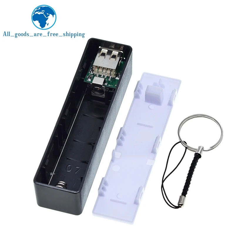 TZT Набор чехлов для внешнего аккумулятора USB 18650 зарядное устройство сделай сам