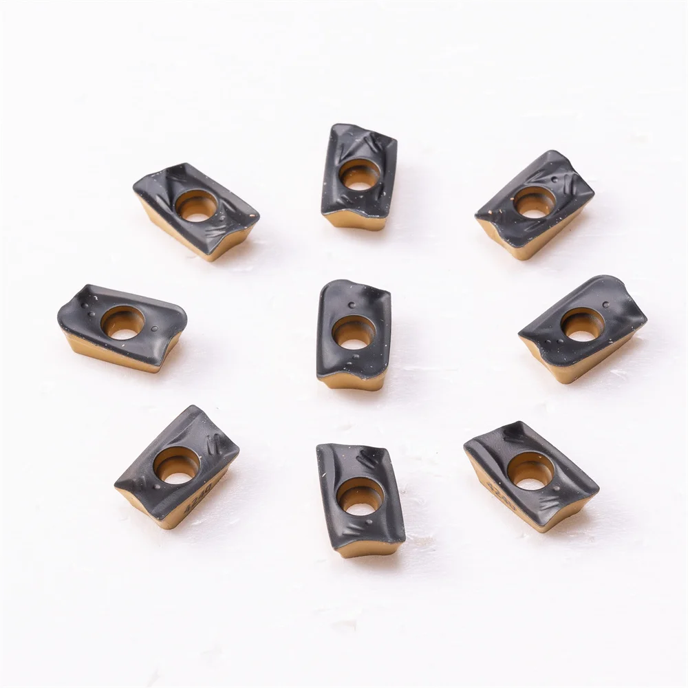10 штук R390 11T308 Карбидные вставки для токарных станков Инструмент из твердого сплава 10 штук фрезерных резцов CNC Инструмент для резки.