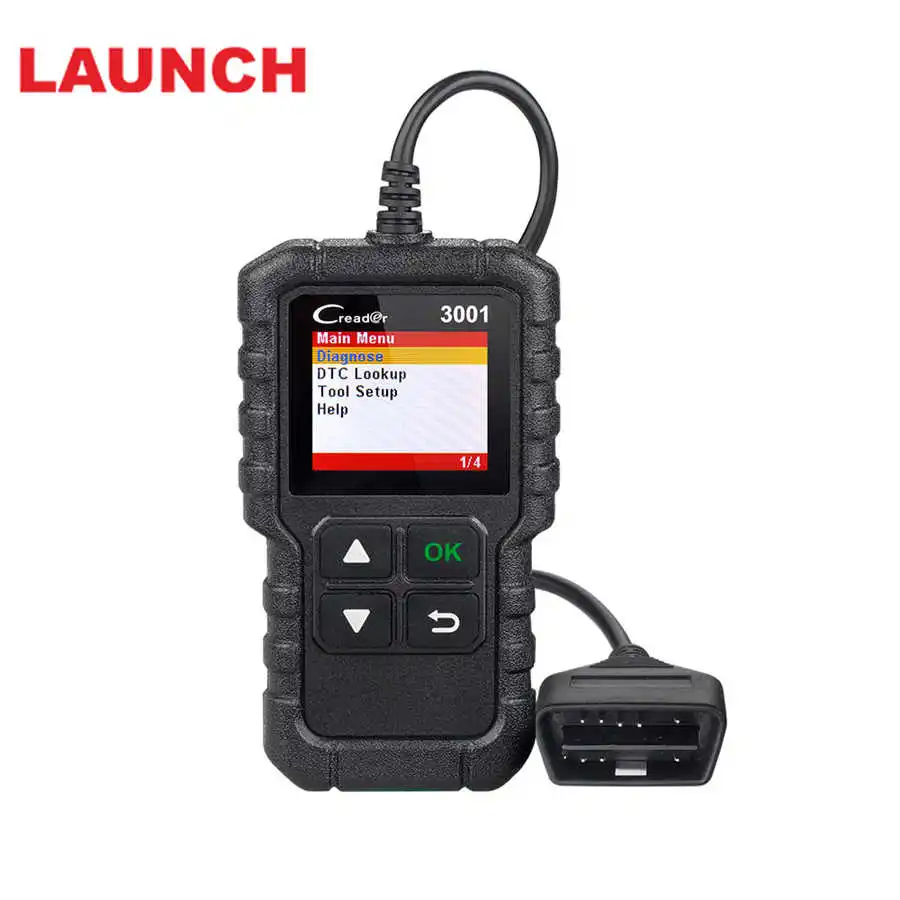 

Диагностический инструмент Launch X431 Creader 3001 OBDII