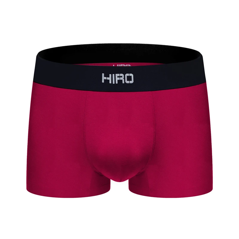 G176-Black HIRO, сексуальное мужское нижнее белье, сетчатые трусы-боксеры, Cueca, Мужские дышащие мягкие хлопковые трусы, нижнее белье для мужчин, высокое качество - Цвет: G176-Black