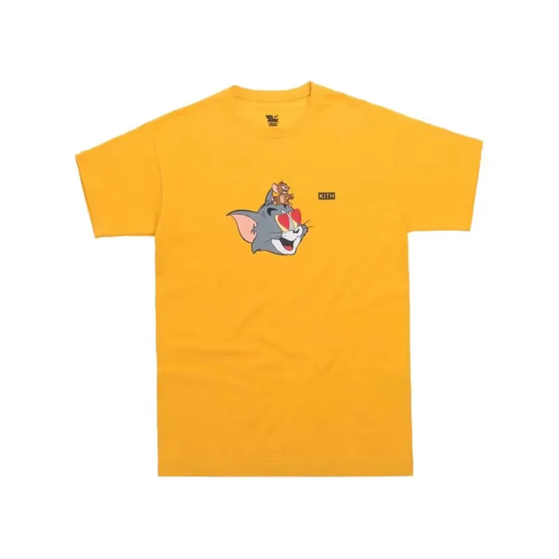 Kith футболка 2019SS Новые мужские и женские Футболки Tom Jerry лучшее качество хлопок Повседневная футболка Kith Astor модная уличная футболка