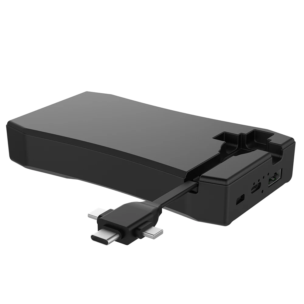 Беспроводное зарядное устройство Qi 10000 мАч Быстрое беспроводное USB Type C Mi