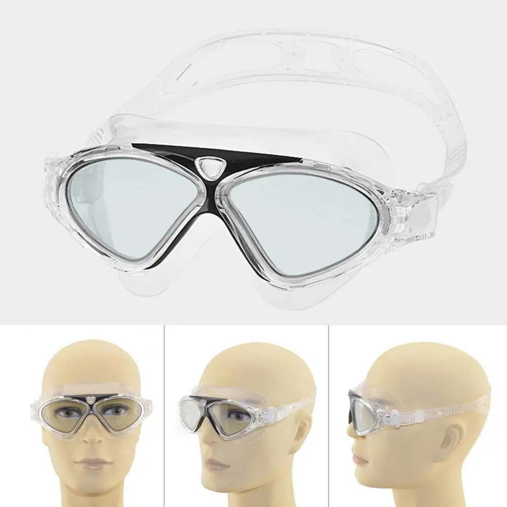 Очки для плавания с защитой от ультрафиолета регулируемые незапотевающие водных