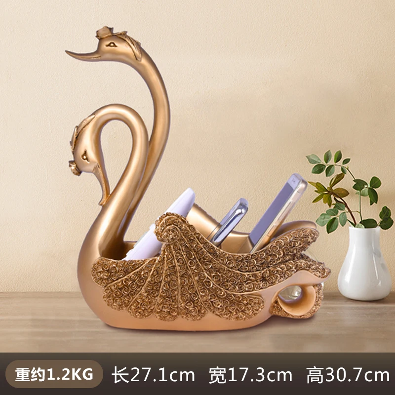 

HT Swan Wine Rack Statuette Modern Minimalist Animal Desktop Luxury Crafts Creative Home Furnishings Creative Wedding Crafts