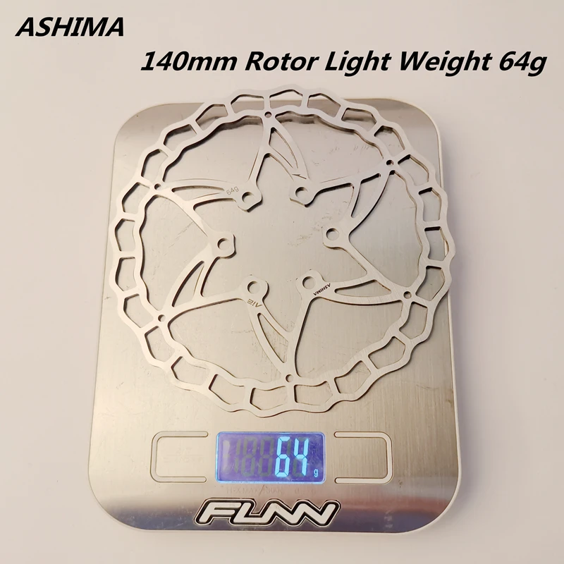ASHIMA MTB Mountain Road Bike Rotor Stainless Super Light DISC BRAKE ARO-09 140MM 160MM 180MM 6 Bolts | Спорт и развлечения