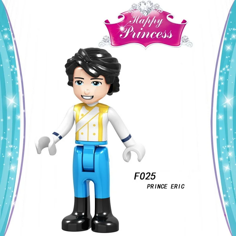 8 шт костюмированной вечеринки Принцесса Ариэль Принц Эрик Аврора Малефисента в