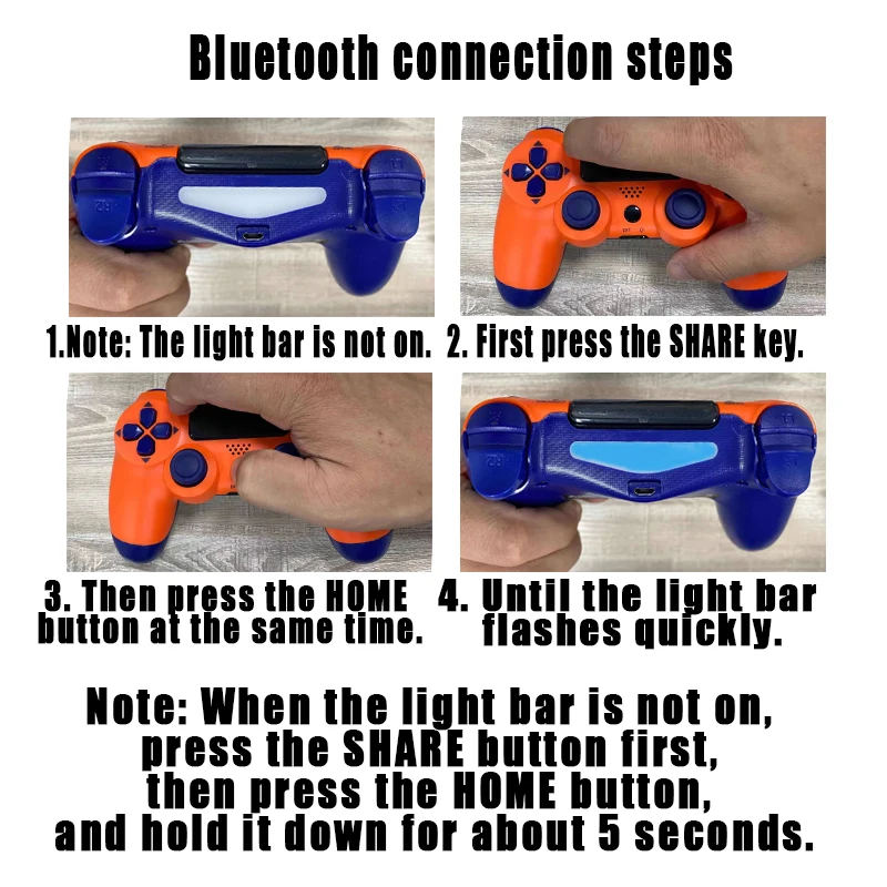 

For PS4 Controller Bluetooth Vibration Gamepad For Wireless Joystick PS4 For PS4 Gamepad Console