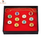 10в коробке, аниме мультфильм нартос, кольцо, косплей, Sasukes, модное Трендовое кольцо для друга, подарок для ребенка, любимые ювелирные изделия