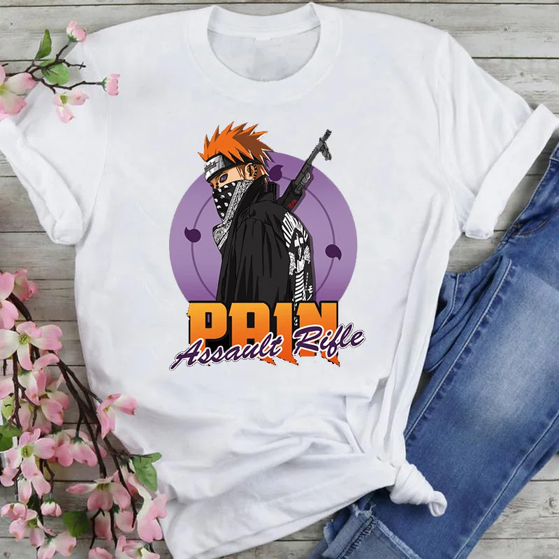 

2000s Aesthetic Cool HIp Hop T-Shirts For Girls 2021 Summer Cool Gun Manga Japan Dress Tops For Women Man Alphabet T-Shirts