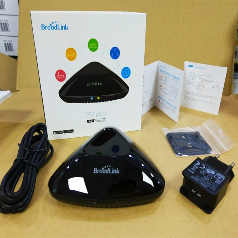 Broadlink RM PRO + 2019 универсальная интеллектуальная поддержка Slimme Domotica WiFi IR RF Schakelaar для