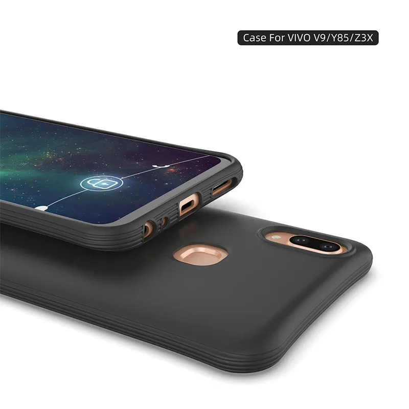 Карамельный цвет мягкий чехол для Vivo Z1 X30 V15 Pro V11i Z3 Z3X V9 Y85 Y95 Y91 Y30 Y50 Y17 Y3 Y12