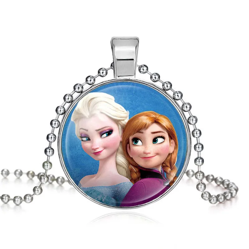 Модное ожерелье Эльзы Анна Снежной королевы Женская длинная цепочка ювелирное
