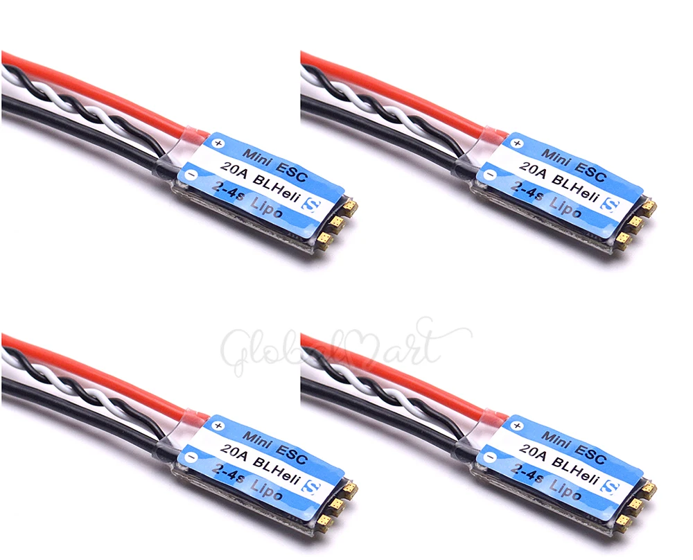 Mini blheli-S 20A ESC 2-4S OPTO + MT2204 2300KV вращение по часовой стрелке и против бесщеточный