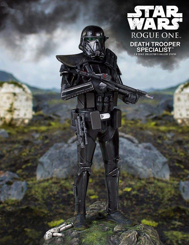Новинка; аниме «Звездные войны: Изгой Один: Звездные Войны История Death Trooper специалист шлем маски для косплей, черная, штурмовые отряды ПВХ маски вечерние костюмы на Хэллоуин опора
