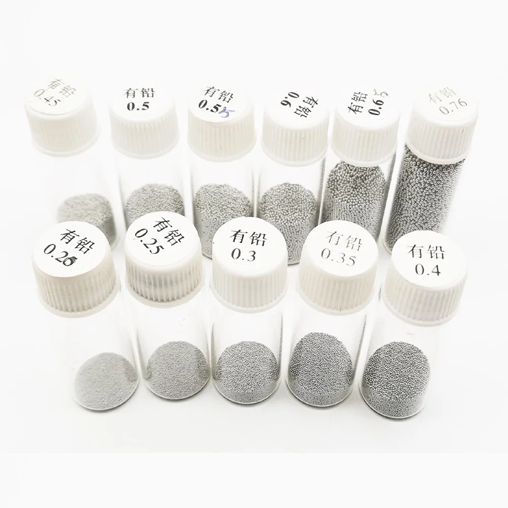 25K/бутылка свинцовые BGA Паяльные шарики для IC чипа паяльный шарик реболлинга Sn63Pb37