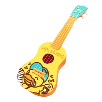 luddy little yellow duck ukulele beginner childrens large simulation guitar can play music musical instrument toys