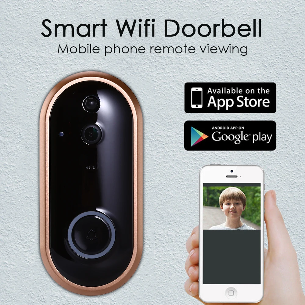 Смарт звонок Дверной беспроводной с Wi Fi и ИК датчиком движения|Дверной звонок| |