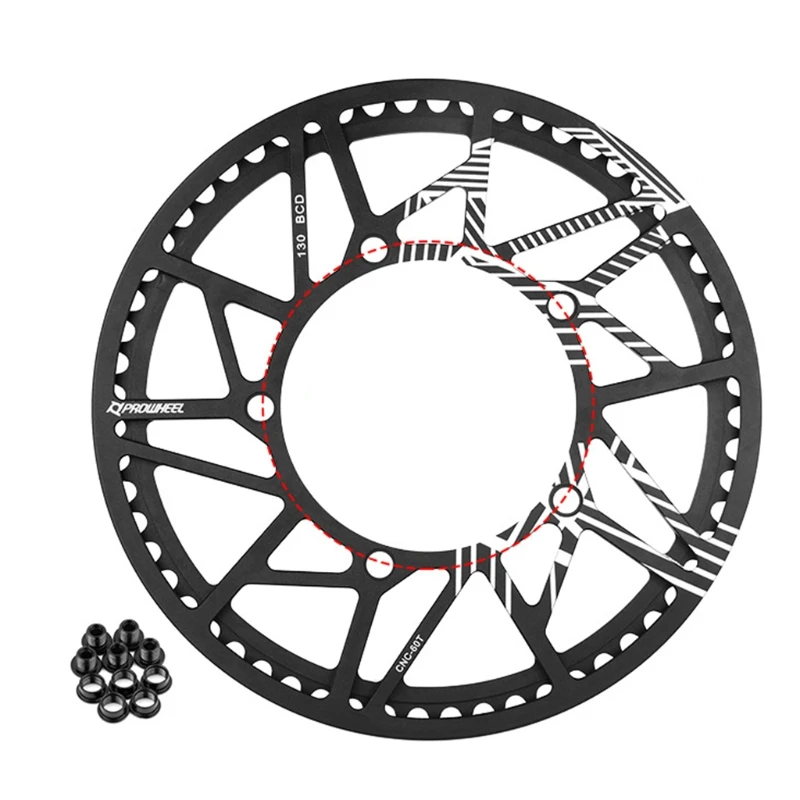 Складной велосипед пластины FD17 56Y 58Y 60Y звездочки FD19 56T 58T 60T зубчатая