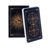 78 sheets true black and the wheel of fortune tarot card entertainment party board game gift for friends without accessories
