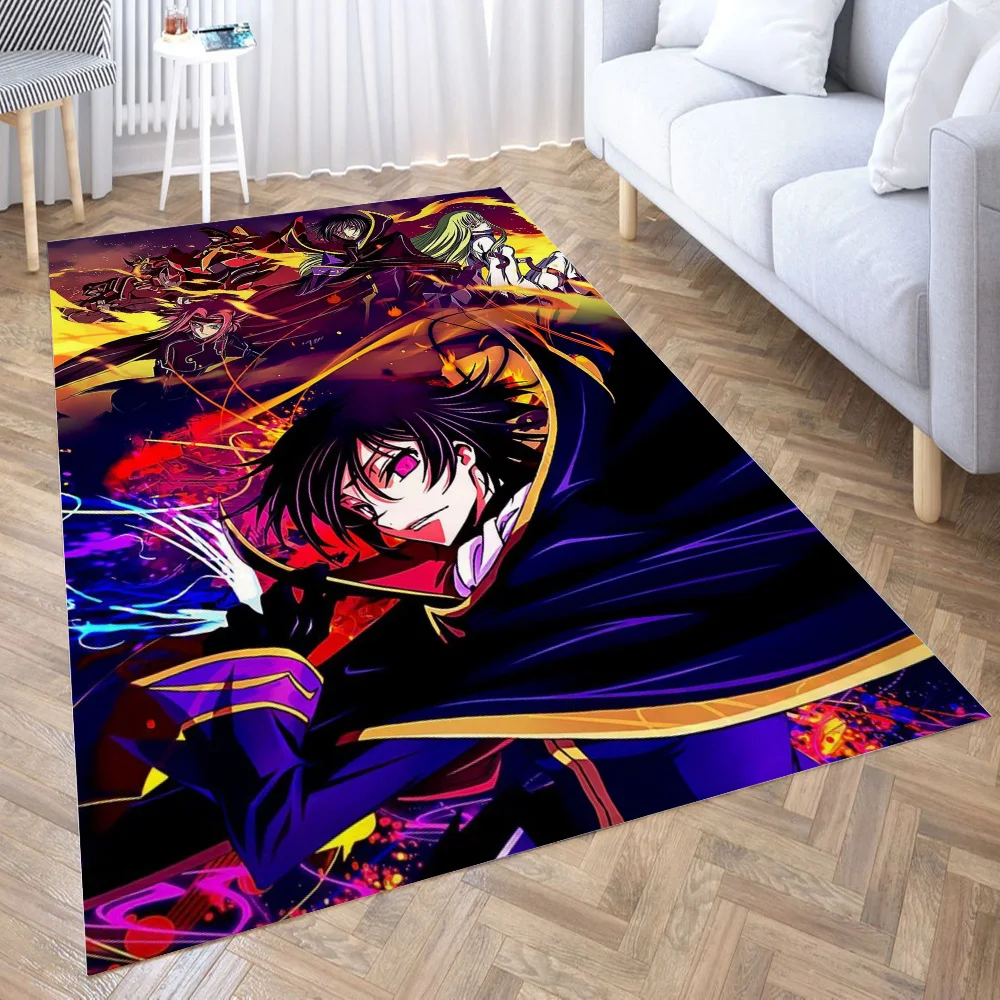 

Code Geass Carpet for Living Room 3D Hall Furniture Floor Mat Bath Anime Area Rug Teenager Bedroom Decora