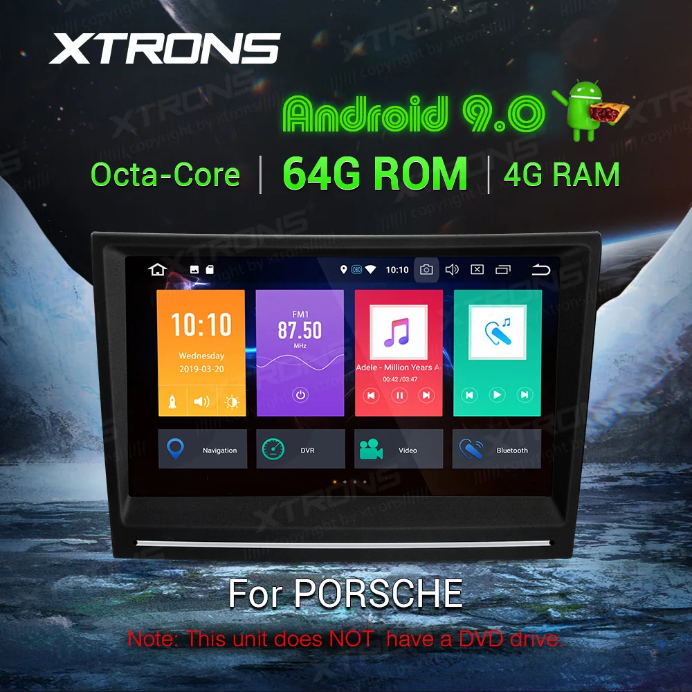 XTRONS 8 ''Android 9 0 PX5 автомобильный стерео проигрыватель GPS для Porsche 911 997 Cayman 987 2005 2006