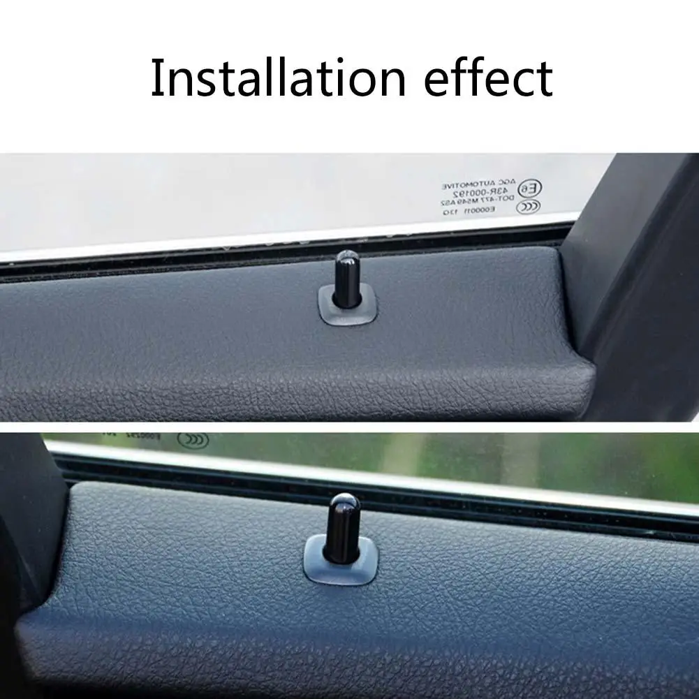 Пластиковая кнопка дверного замка винтовая ручка черная Автомобильная запасная