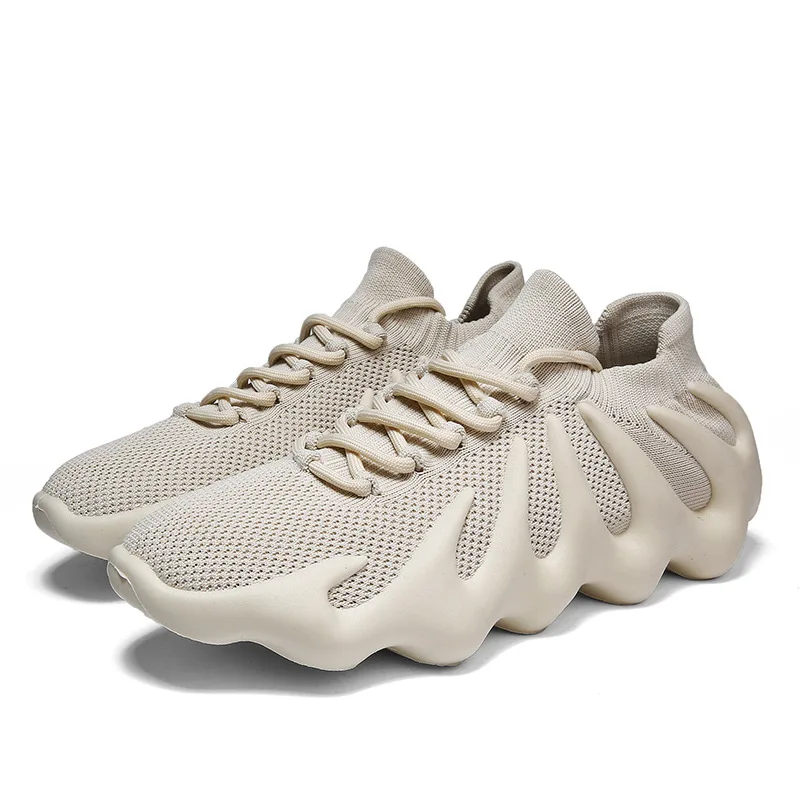 

Couple volcano shoes 450 coconut shoes men's and women's breathable casual flame shoes socks mouth sports running shoes