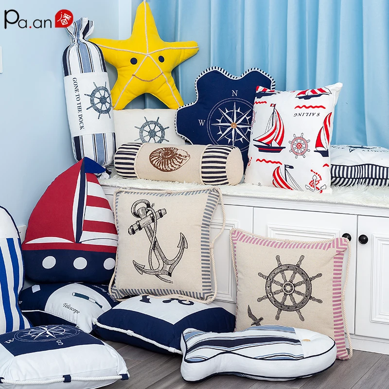 

Cojines Decorativos Para Sofa Mediterranean Style Pillow Sofa Cushion Children Creative Cotton Pillow Seat Cushion Cat Pillow