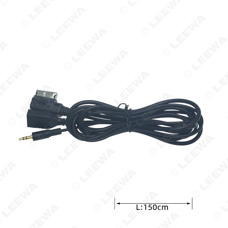 Автомобильный аудиокабель LEEWA 5X музыкальный кабель AUX 3 5 мм интерфейс AMI MDI MMI USB +