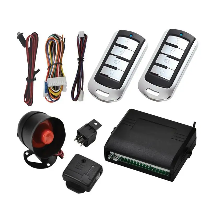 1 Set Auto Alarm Set Auto Alarm Kit Auto Alarm Sicherheit Gerät Auto Umrüstung Zubehör für Auto Verwenden Auto anti-diebstahl änderung werkzeug