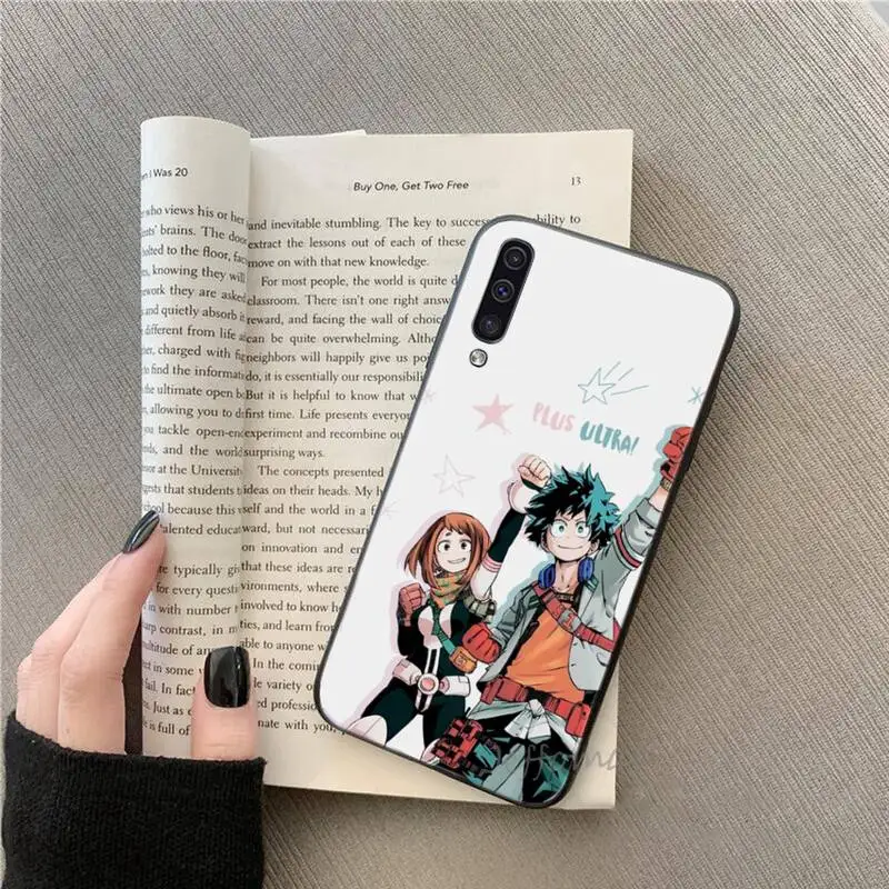 

My hero academia Phone Case For Samsung galaxy S note 7 8 9 10 20 fe edge A 6 10 20 30 50 51 70 lite plus Soft Silicone Funda
